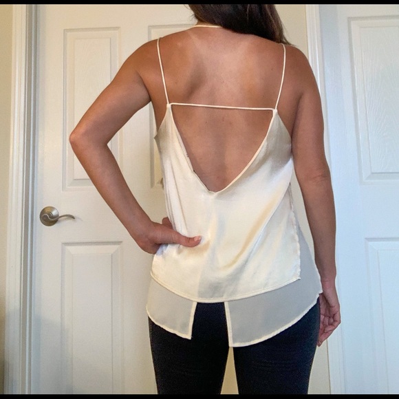 Champagne Colored Strappy Camisole Small - Picture 5 of 5